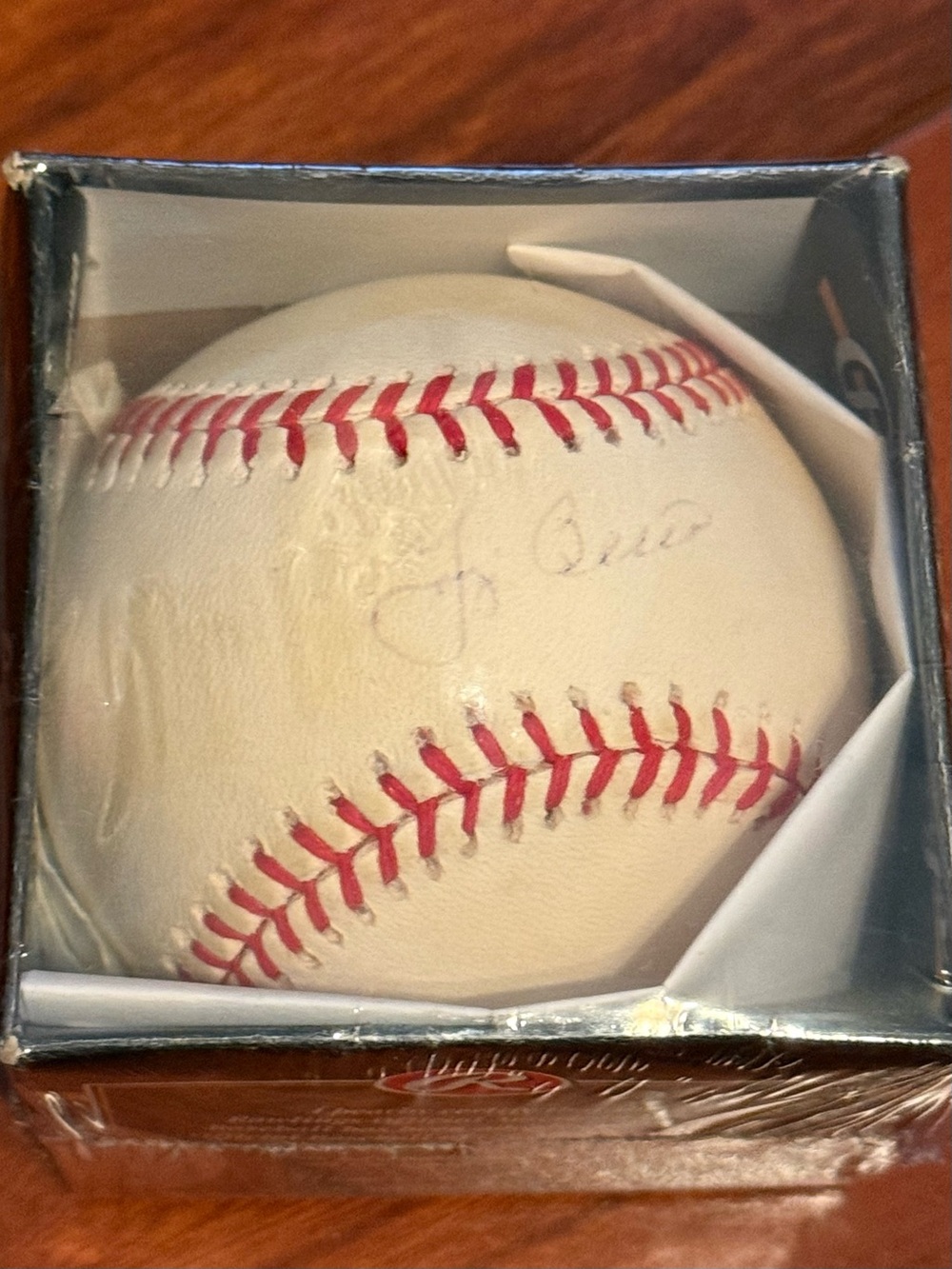 Yogi Berra Autographed single-signed Baseball - Vintage sealed box 1995-1999